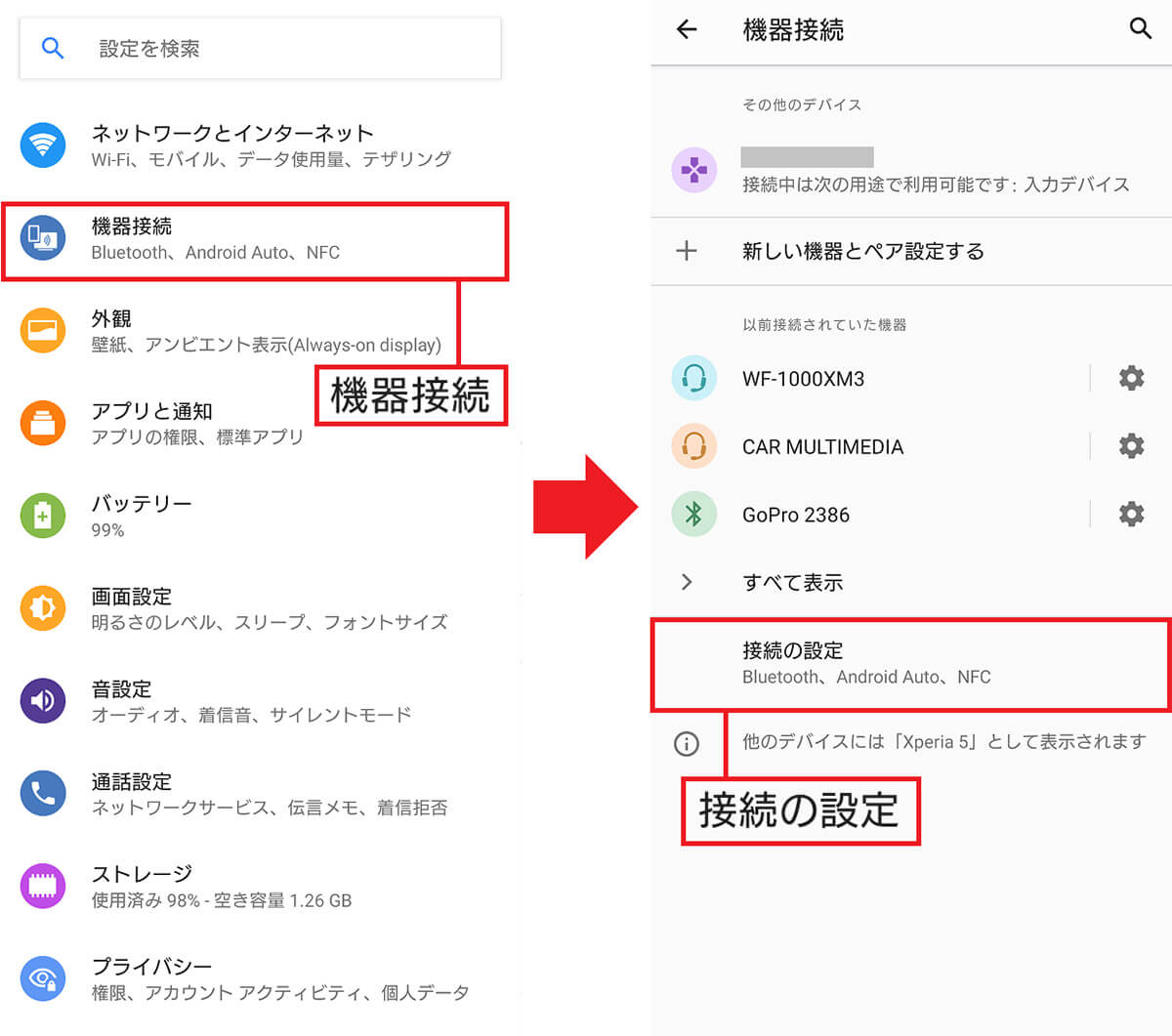 【2】NFC/おサイフケータイロックをオフに！1