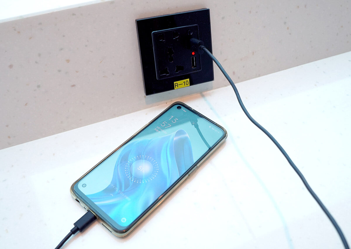 【4】充電を止める