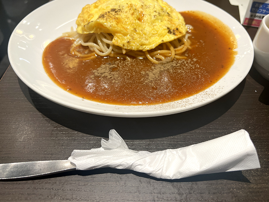 あんかけスパに付属するフォーク