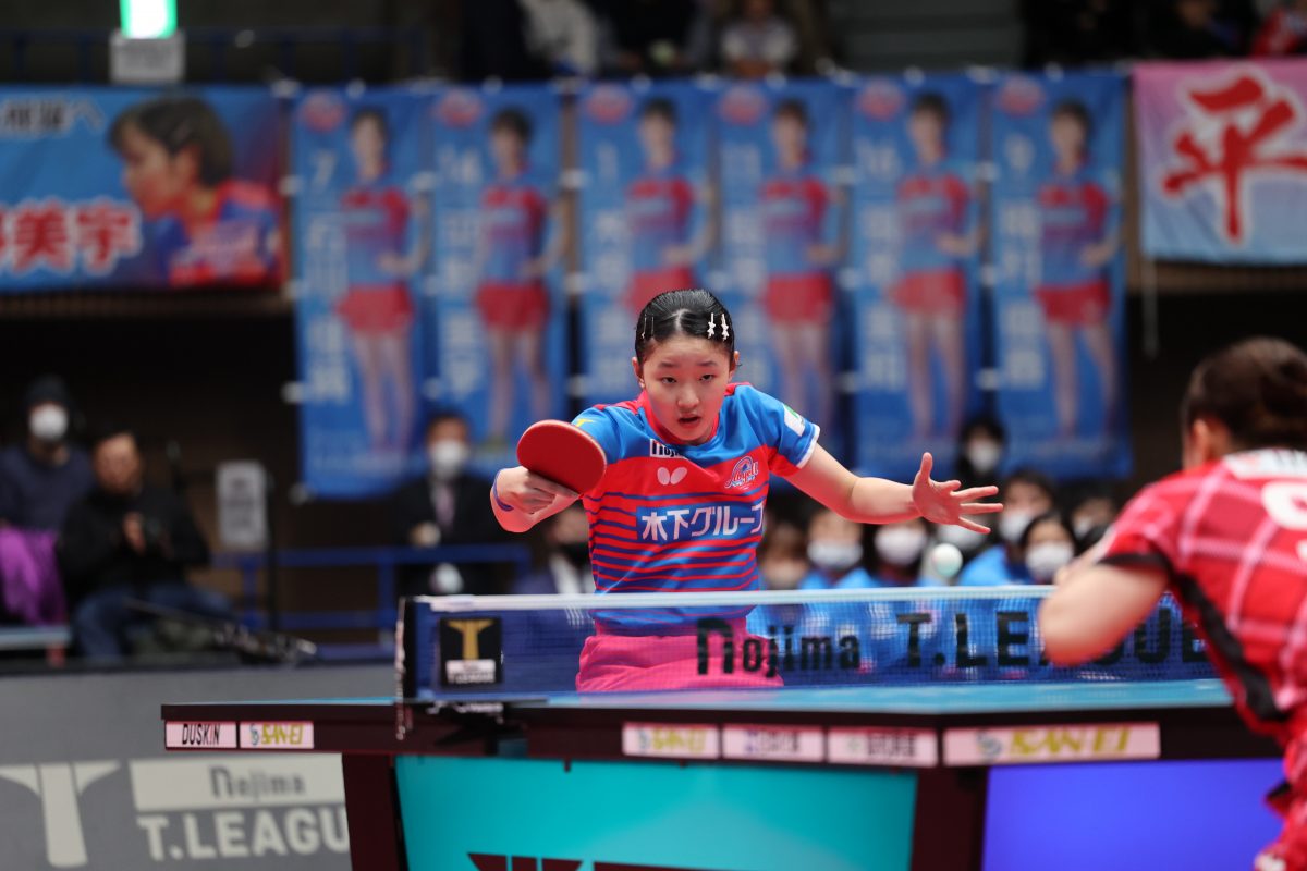 写真:張本美和(木下アビエル神奈川)/撮影:ラリーズ編集部