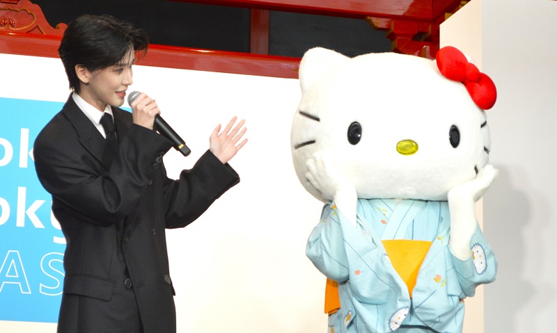 Hakkenさんは浴衣姿のハローキティに「凄く可愛い」と絶賛