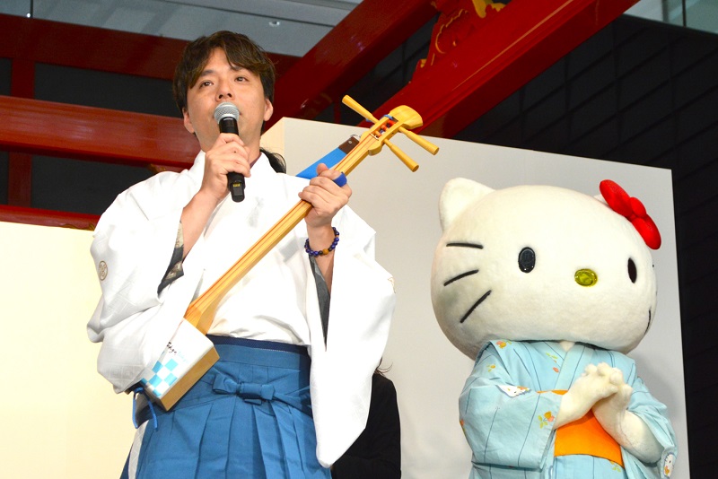 津軽三味線奏者の雅勝さん