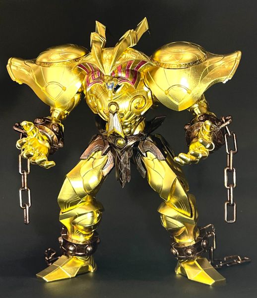 遊戯王「召喚神エクゾディア」のプラモを純金箔仕様に！神々しさがふつくしい