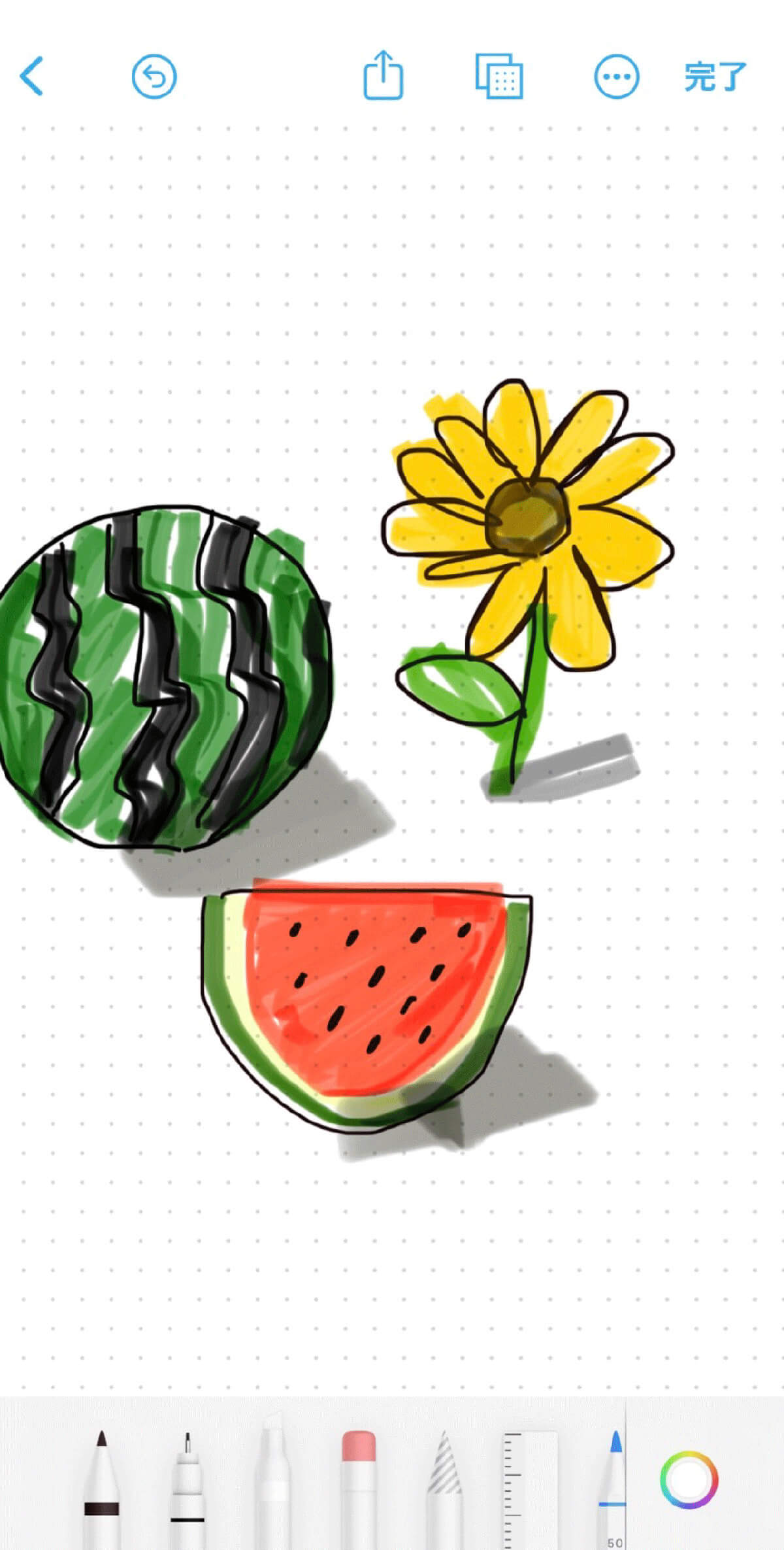 お絵描き1