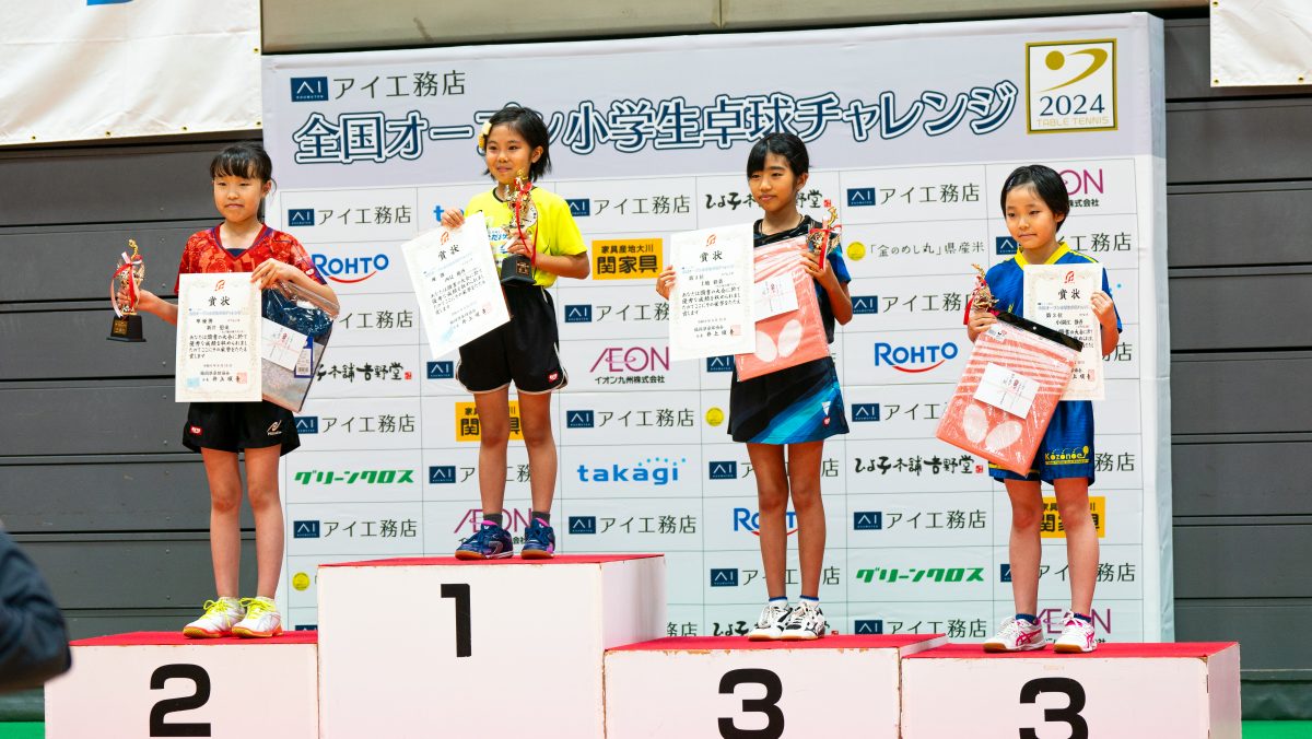 写真:カブ女子表彰式/撮影:ラリーズ編集部