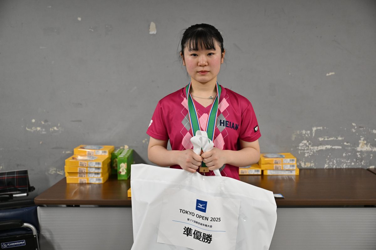 写真:廣瀬文香(龍谷大平安高)/撮影:ラリーズ編集部