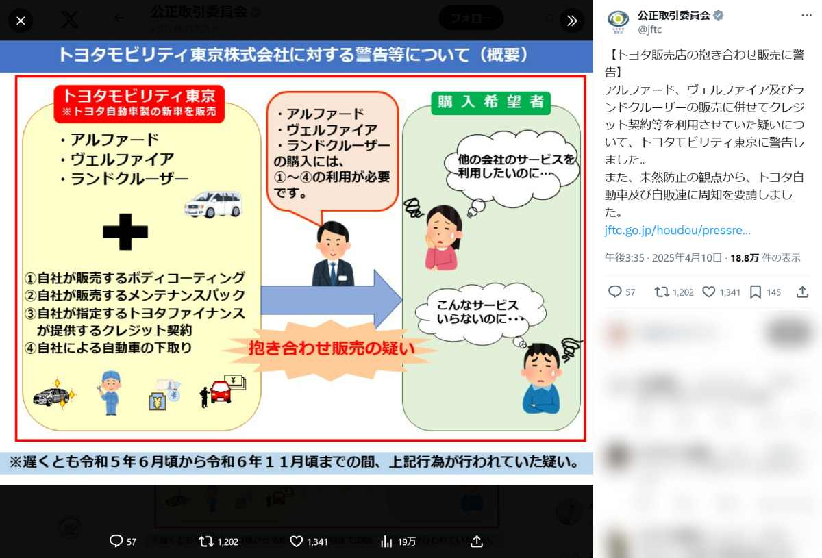 公正取引委員会の投稿