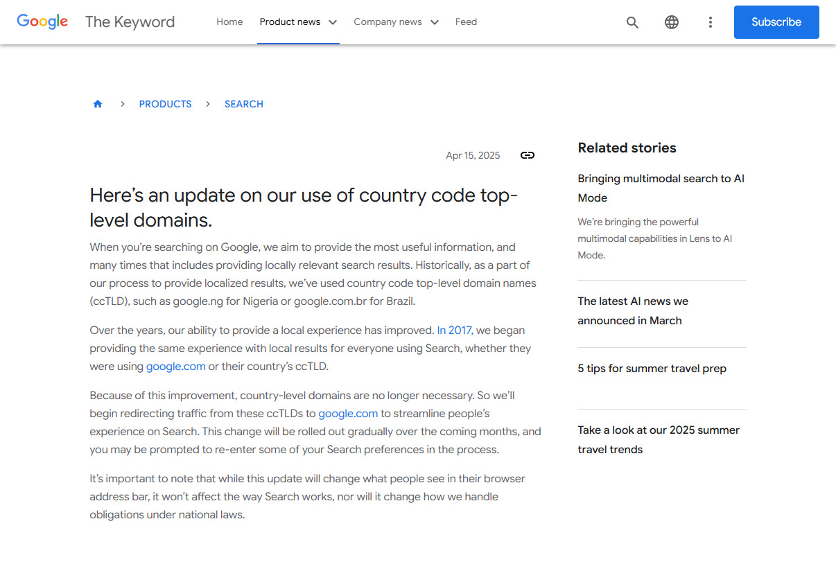 Googleブログより引用