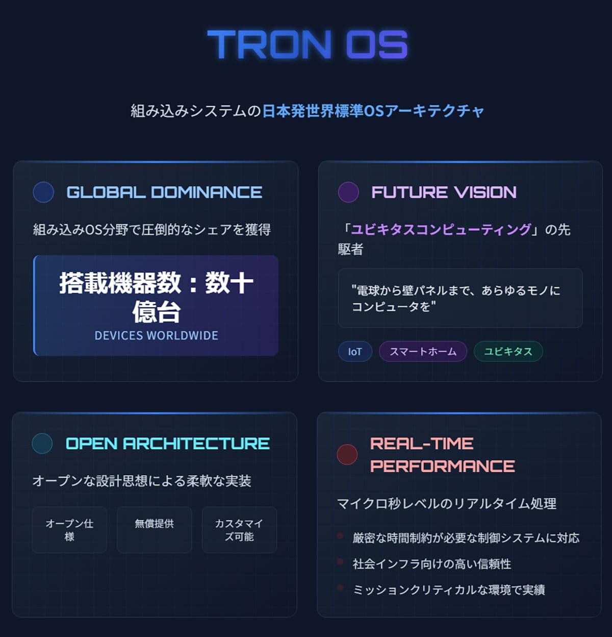 日本発の世界標準OS『TRON』は何が凄い？1