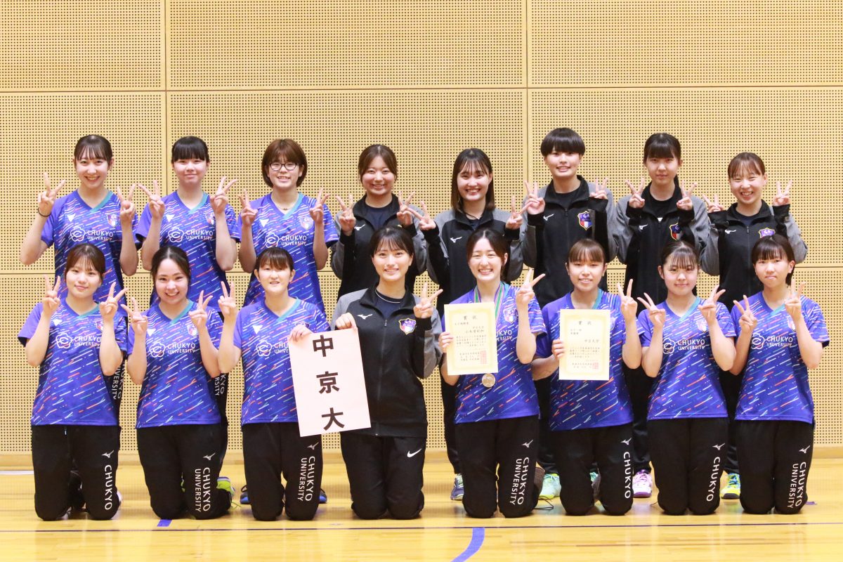 写真:中京大学/提供:東海学生卓球連盟