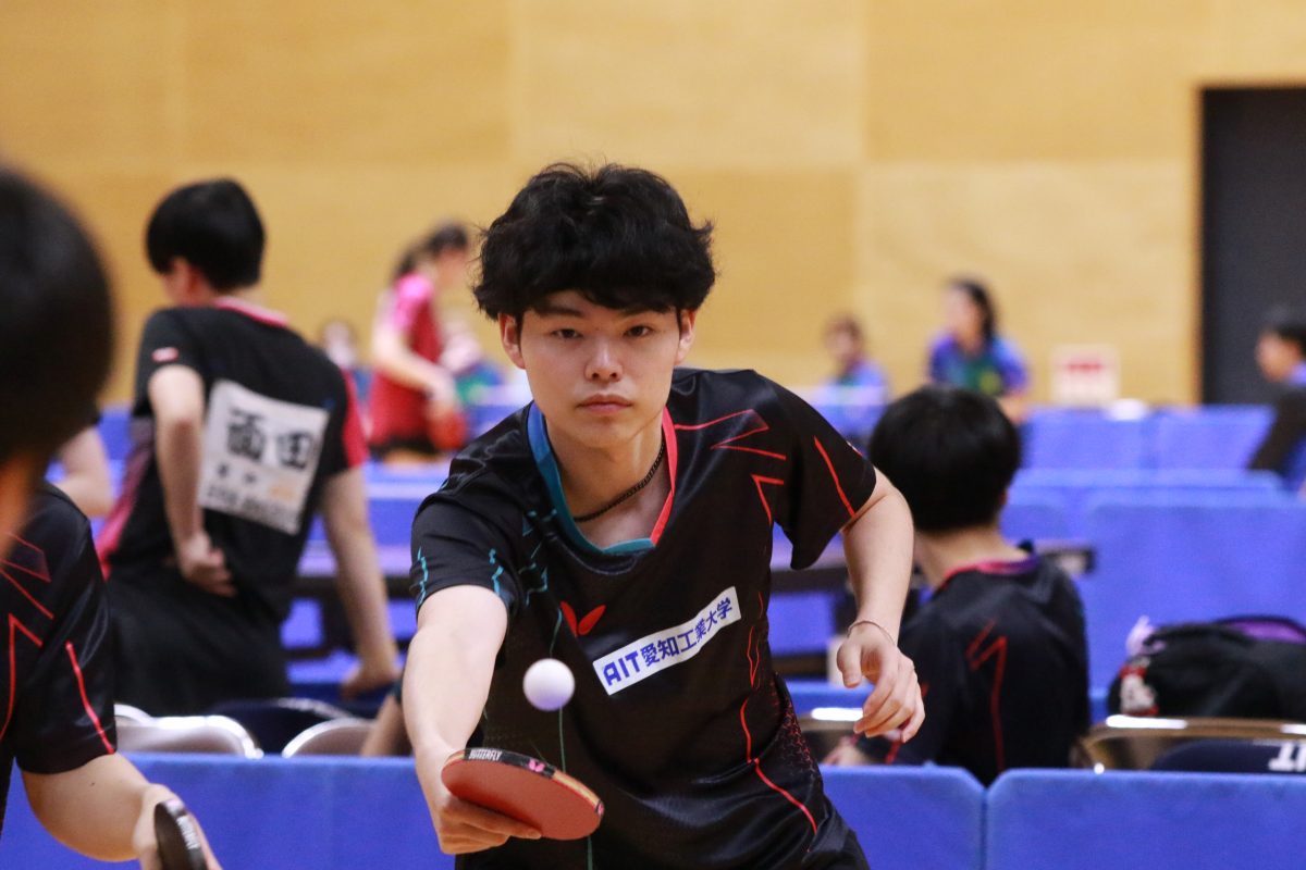 写真：谷垣佑真（愛知工業大学）/提供：東海学生卓球連盟