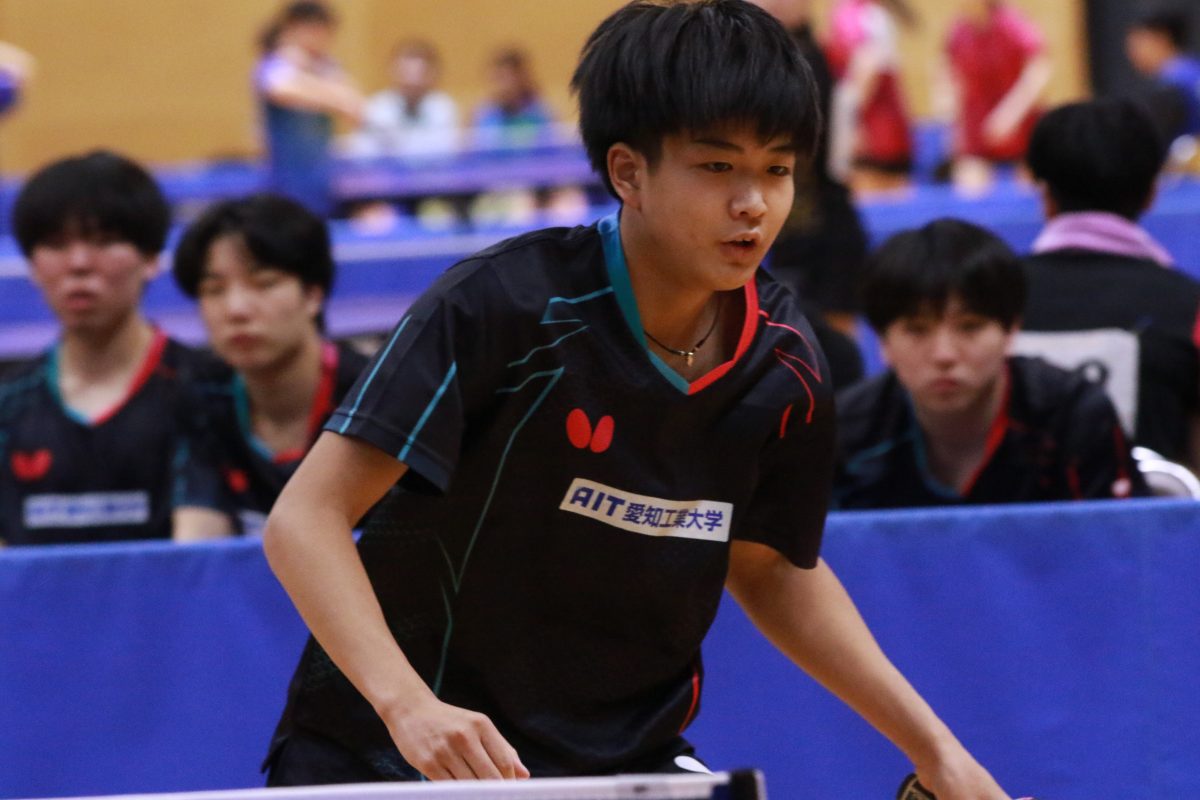 写真：坂井雄飛（愛知工業大学）/提供：東海学生卓球連盟