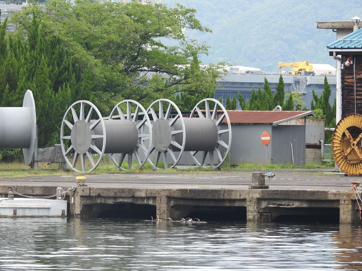 家庭科の授業で使う「アレ」が巨大化?海辺で見つけた謎の物体