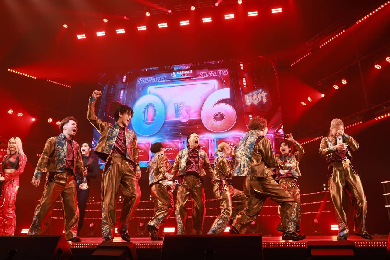 ▲6-0で勝利し歓喜するCyber Agent Legit  　写真：©D.LEAGUE24-25