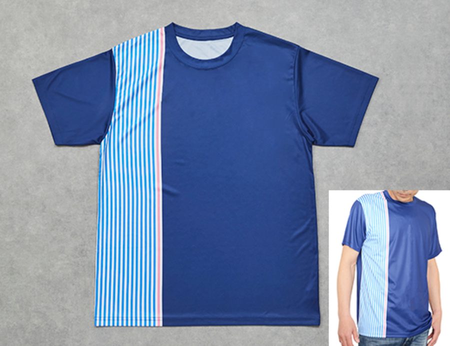 ローソンオリジナルTシャツ ストライプ