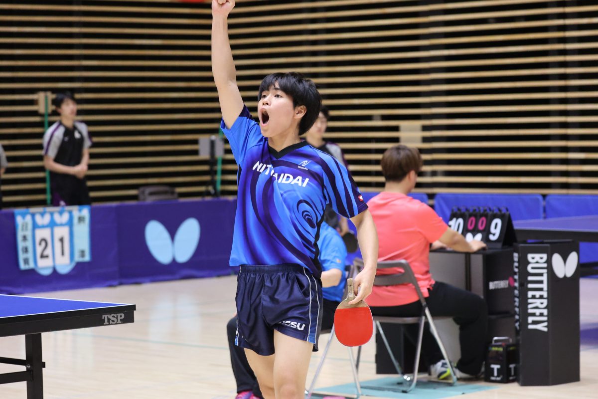 写真:笠井埜衣(日本体育大学)/撮影:ラリーズ編集部