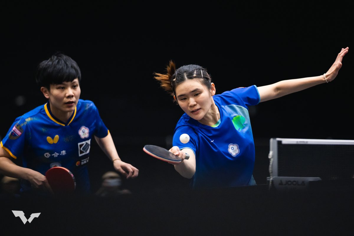 写真:鄭怡静(チェンイーチン)/李昱諄(リユジュン・チャイニーズタイペイ)/提供:WTT