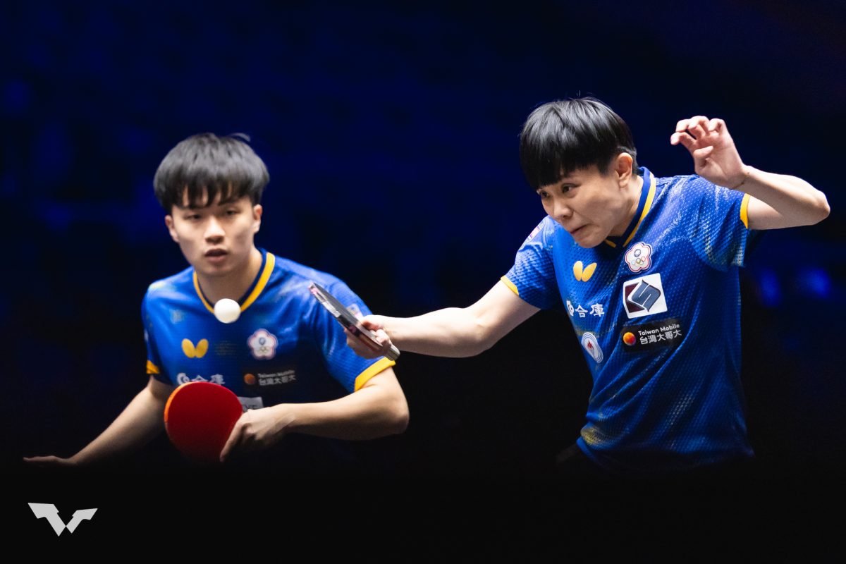 写真:林昀儒(リンユンジュ)/鄭怡静(チェンイーチン・チャイニーズタイペイ)/提供:WTT