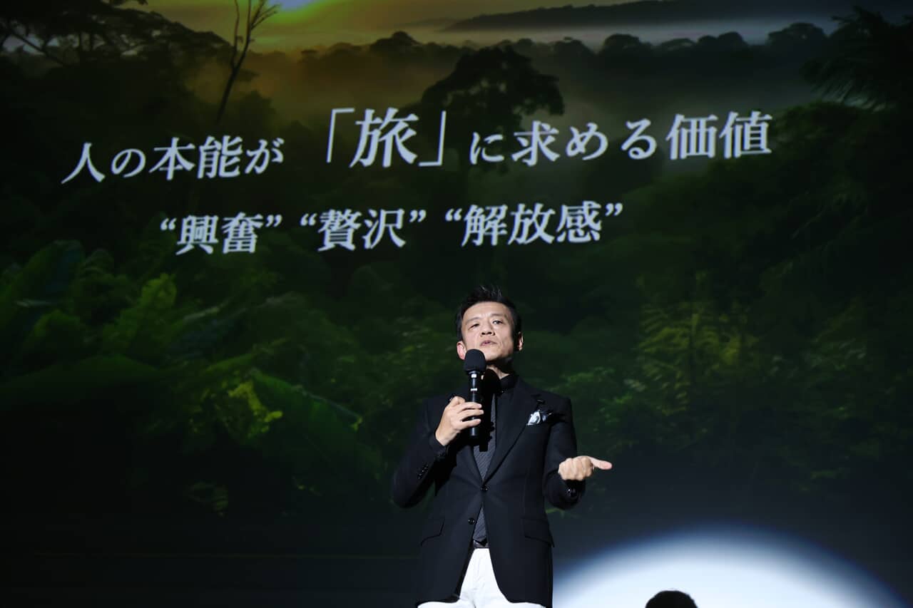 【テーマパーク「ＪＵＮＧＬＩＡ　ＯＫＩＮＡＷＡ（ジャングリア沖縄）」記者会見】質疑応答に臨む株式会社刀の森岡毅ＣＥＯ（2025年1月28日）