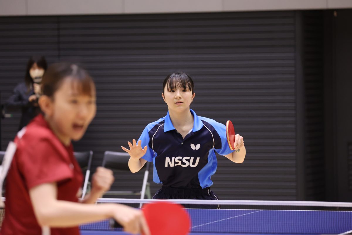 写真:加藤心乙花(日本体育大)/撮影:ラリーズ編集部