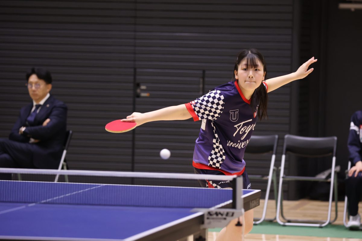 写真:土肥千依菜(東洋大)/撮影 : ラリーズ編集部